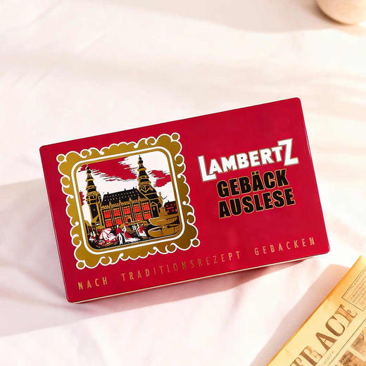 Lambertz经典什锦巧克力曲奇饼干礼盒200g 醇厚巧克力包裹蛋香  香酥口感绽放味蕾 152857 商品图0
