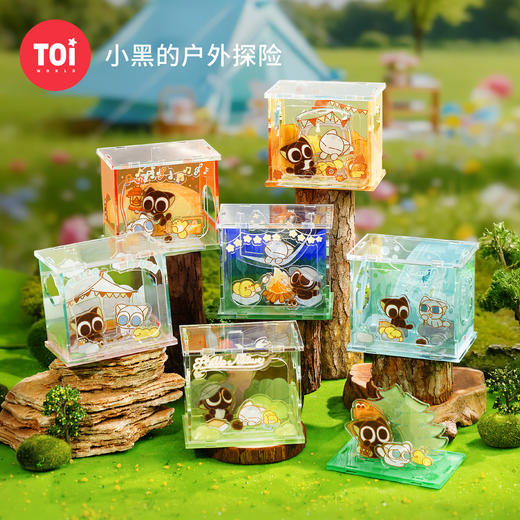TOi图益-罗小黑战记-次元盒子系列-小黑的户外探险-盲盒拼图（拍6发端盒） 商品图0