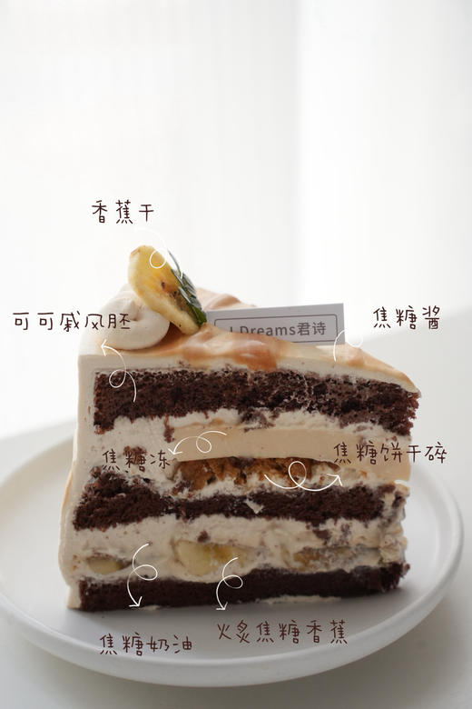 焦糖香蕉蛋糕（约3点半后可取） 商品图1