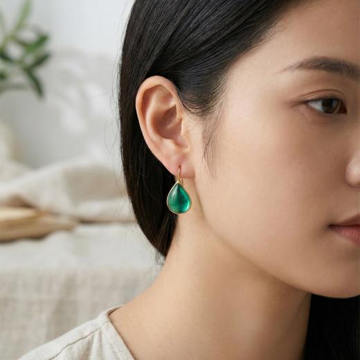 北京仓｜Loulou de la Falaise-LAGON-湖蓝 耳环［法国设计师］ 商品图1