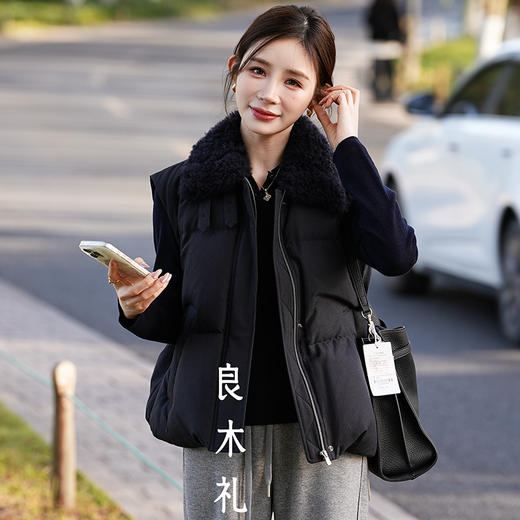 【特价不退不换】【部分现货】良木礼鹅绒马甲（D8263F） 商品图2