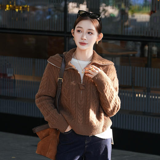 【特价不退换】【预售7天】良木礼山羊绒上衣（D251102226F） 商品图3