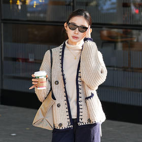 【特价不退换】【预售7天】良木礼绵羊毛开衫（D251102305F)