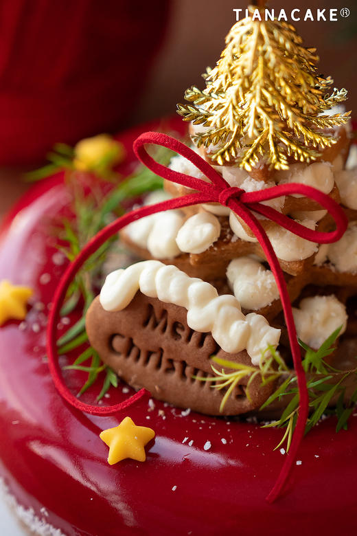 甜心花环巧克力挞（六寸巧克力树莓慕斯挞） 商品图3