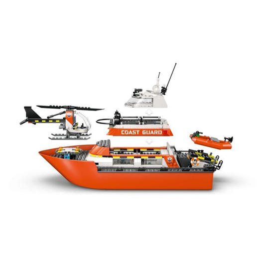 乐高LEGO 海岸警卫队救援船和直升机LEGC60504 商品图2