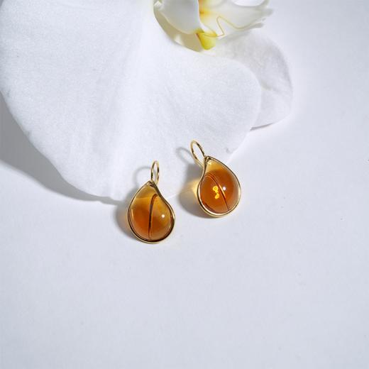 北京仓｜Loulou de la Falaise-AMBRE-琥珀金 耳环［法国设计师］ 商品图3