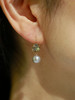 SpoiledBrat Jewelry斜长石灰珍珠耳环 商品缩略图1