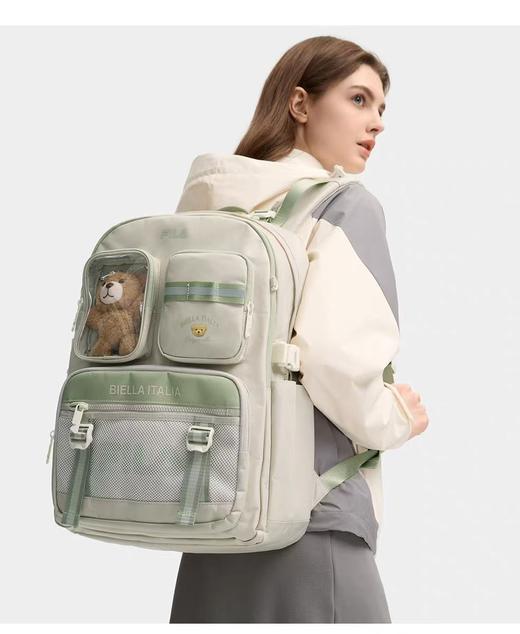 新款FL女双肩包书包，小学生以上都可以背... 商品图6