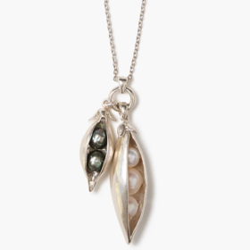 订购12周到｜Chan Luu-Peapod-豌豆 银色 淡水珍珠 项链［美国设计师］