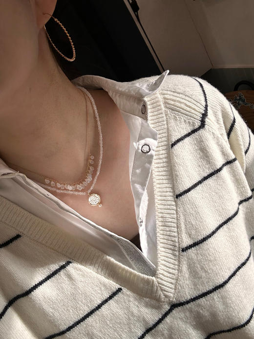 SpoiledBrat Jewelry水滴月光石项链 商品图6