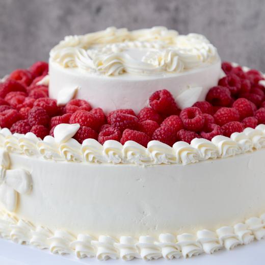 「双层定制」覆盆子奶油蛋糕 商品图1