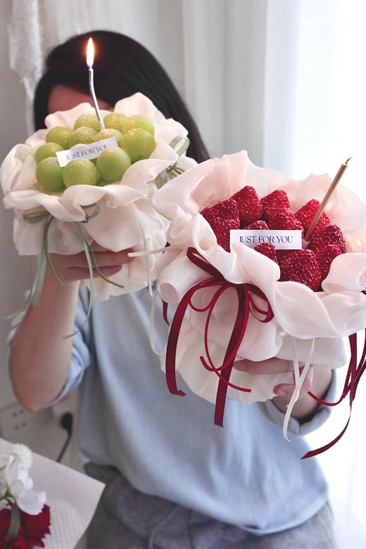 【草莓花束蛋糕】叮当热卖蛋糕-鲜果奶油蛋糕 商品图3