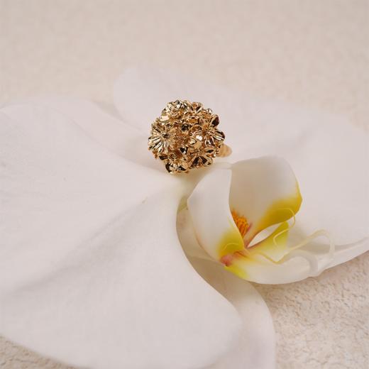 北京仓｜Agapee-Meli-金色 梅利 花朵 戒指［法国设计师］ 商品图5