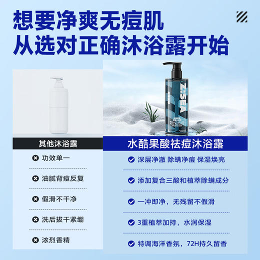 海洋至尊 净痘洗发沐浴组合+三棱镜洁面 商品图1