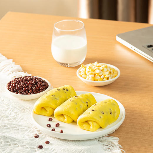 【特价10.8元/包】合口味玉米红豆卷330G（6个） 商品图1