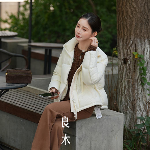 【特价不退换】【预售7天】良木礼短款立领羽绒服（D251102313） 商品图0