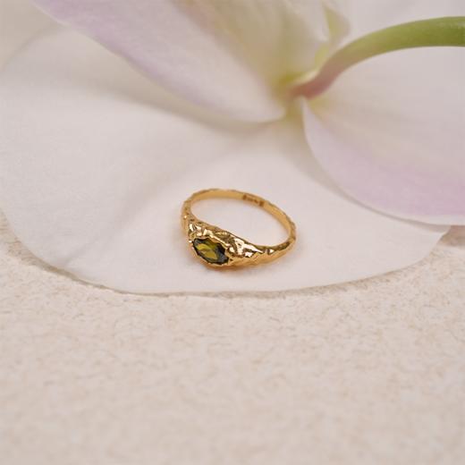 北京仓｜Agapee-Maria Mini Green-绿色 锤纹 迷你 戒指［法国设计师］ 商品图4