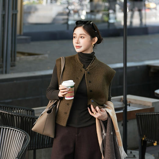 【特价不退换】【部分现货】良木礼羊毛马甲（D25110202F） 商品图1