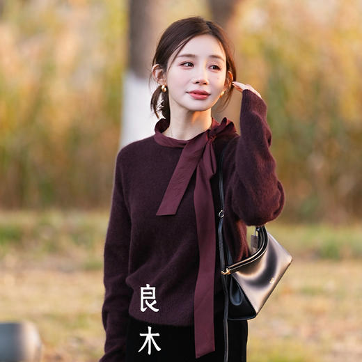 【特价不退换】【预售7天】良木礼绵羊毛上衣（D251102201F） 商品图4