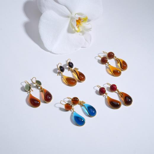 北京仓｜Loulou de la Falaise-LARMES-绿野仙踪 双色 耳环［法国设计师］ 商品图3