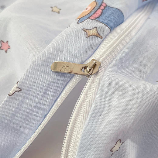 【春夏上新】自然醒INS卡通小清新A类全棉双层纱四件套NH185186 商品图11