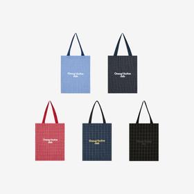 oneup格子购物袋