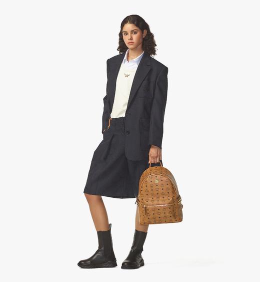 MCM经典花纹双肩背包 主体客供Visetos人造革、饰边/拉片Nappa牛皮 商品图1