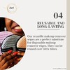 zari beauty&co. 超细纤维洗脸扑 卸妆工具 细腻柔软 一包两个 商品缩略图4