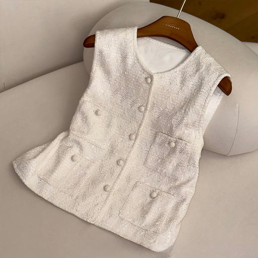 【特价不退不换】良木礼小香风马甲（Q259152） 商品图0