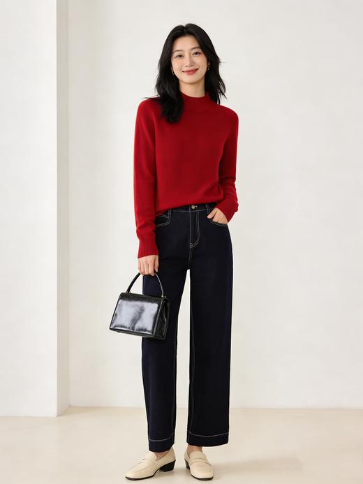 【彩虹毛衫2.0】 臣禾半高领针织衫JZ243090175 商品图10