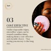 zari beauty&co. 超细纤维洗脸扑 卸妆工具 细腻柔软 一包两个 商品缩略图3