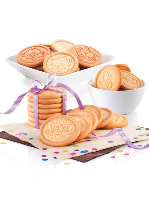 Tescoma圣诞节曲奇印章6件套卡通曲奇饼干月饼模具 商品图3