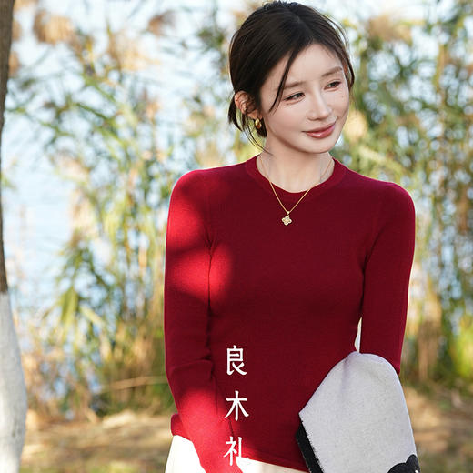 【预售7天】良木礼圆领打底（D251102451F） 商品图0