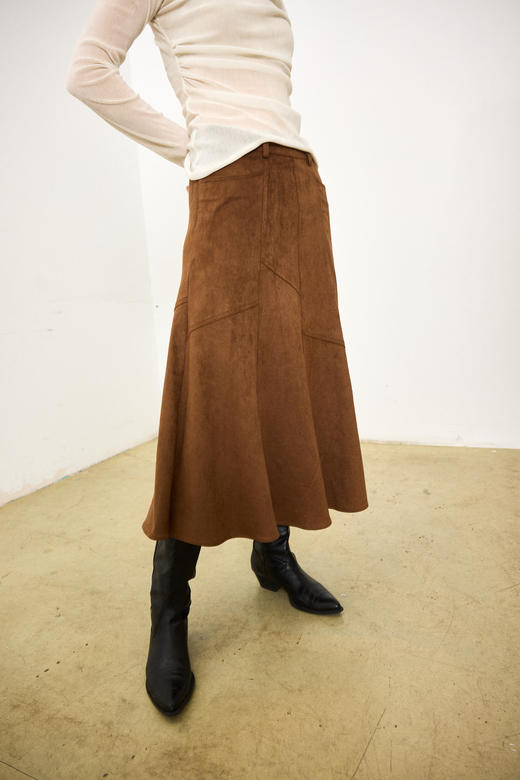 麂皮绒半裙 商品图1