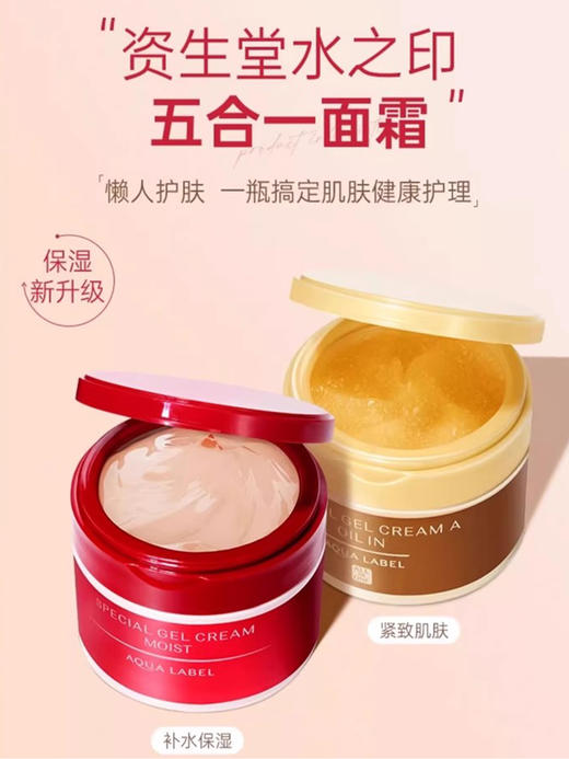 资生堂 【本土版】水之印弹力保湿五效合一面霜 商品图4