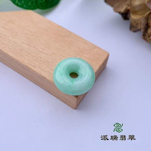 派瑞翡翠 翡翠平安扣 糯种 满绿 商品图2