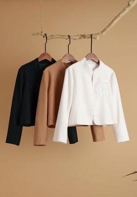 兰草纷纷羊毛小外套