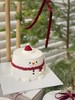戴红帽子的雪人奶油蛋糕 商品缩略图0