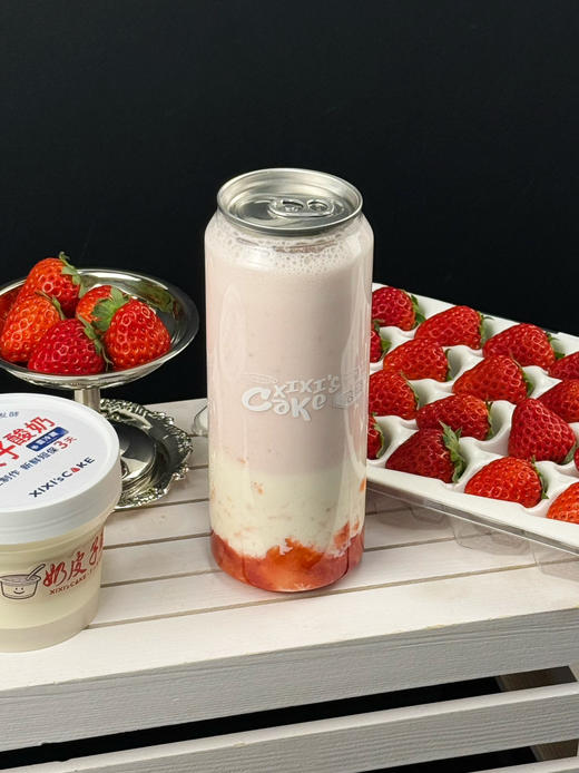 草莓酸奶奶昔（取货时现做） 商品图6