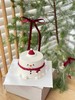 戴红帽子的雪人奶油蛋糕 商品缩略图1