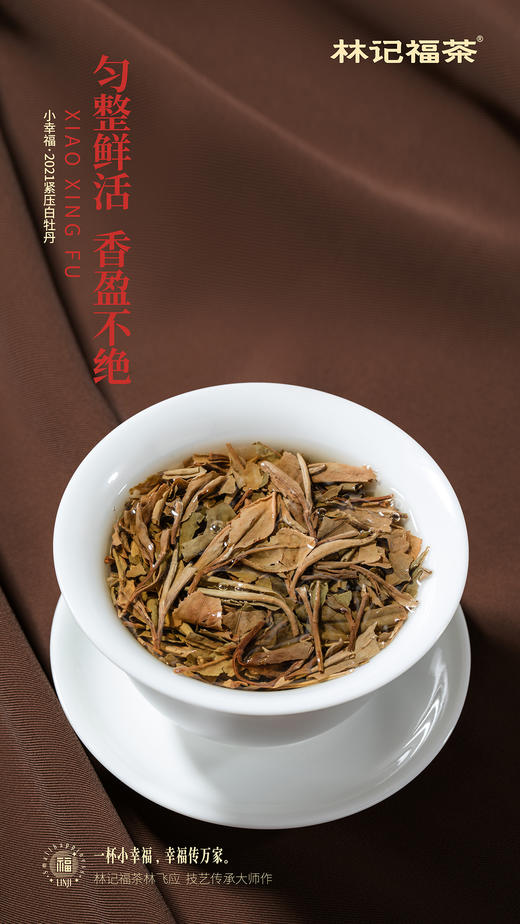 小幸福·紧压白牡丹2021·礼盒装240g(20g*12) 商品图7
