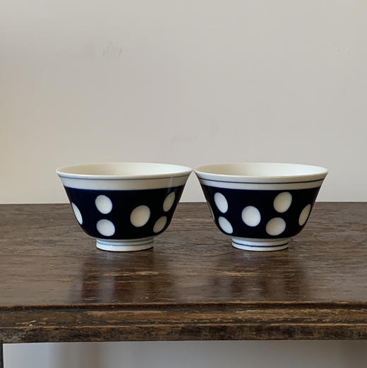 【苏州】日本蓝色波点茶杯 X1424 商品图1