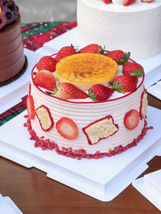 生日蛋糕——草莓奶皮子蛋糕（31、1日默认含2026插件，其他日期需要需备注） 商品图2