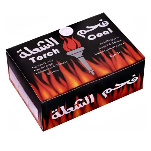 碳中的劳斯莱斯 沙特阿拉伯 TORCH 水烟用高端环保炭 竹子原料 可用于烧烤、取暖，无烟无味无害 商品图4