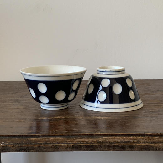 【苏州】日本蓝色波点茶杯 X1424 商品图0