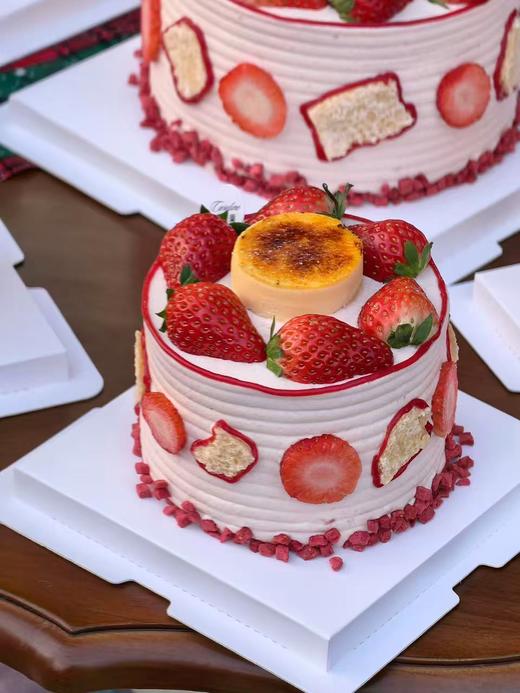 4寸奶油蛋糕/草莓奶皮子 商品图1