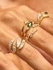 订购8周到｜MYA-BAY-DIWALI-排灯节 金色 锆石 戒指［比利时设计师］ 商品缩略图1