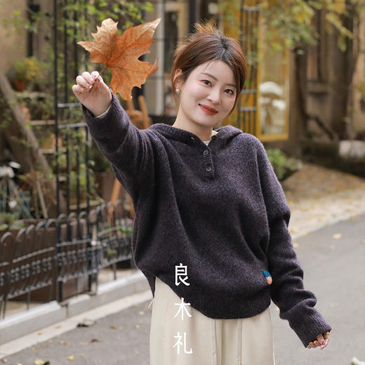 【预售7天】良木礼山羊绒连帽上衣（D251102232F） 商品图2