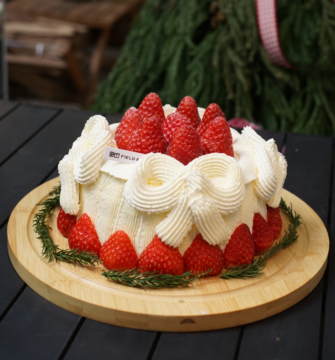 草莓蝴蝶结蛋糕 6寸