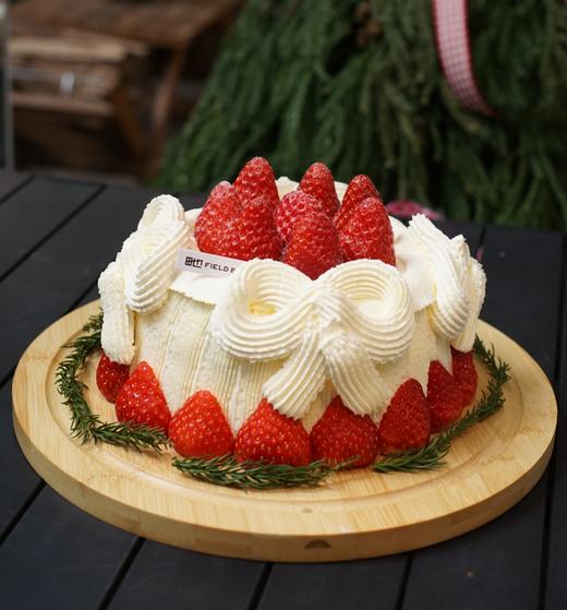 草莓蝴蝶结蛋糕 6寸 商品图0